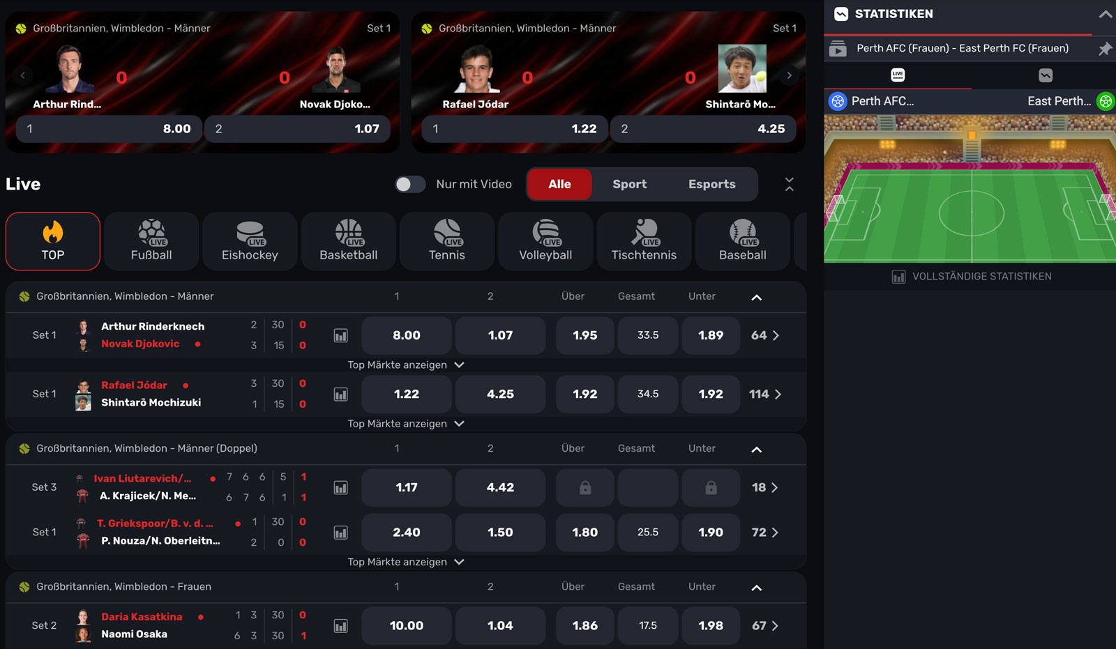 RedRacer Livewetten