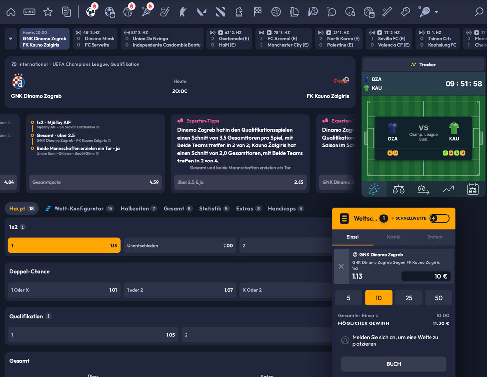 Spinhub Livewetten